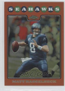 2008 Topps Chrome - [Base] - Copper Refractor #TC5 - Matt Hasselbeck /425