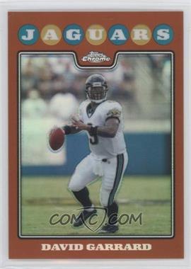 2008 Topps Chrome - [Base] - Copper Refractor #TC6 - David Garrard /425