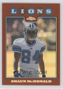 2008 Topps Chrome - [Base] - Copper Refractor #TC89 - Shaun McDonald /425