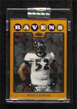 2008 Topps Chrome - [Base] - Gold Refractor #TC116 - Ray Lewis /199 [Uncirculated]