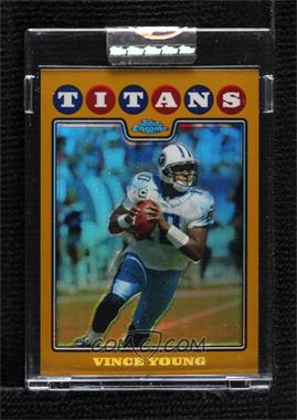 2008 Topps Chrome - [Base] - Gold Refractor #TC24 - Vince Young /199 [Uncirculated]