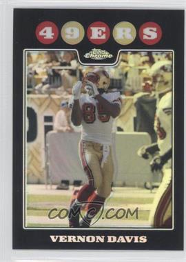 2008 Topps Chrome - [Base] - Refractor #TC103 - Vernon Davis