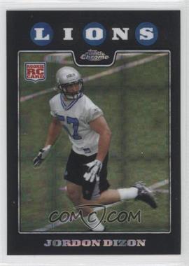 2008 Topps Chrome - [Base] - Refractor #TC257 - Jordon Dizon