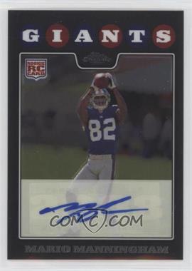 2008 Topps Chrome - [Base] - Rookie Autographs #TC201 - Mario Manningham