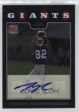 2008 Topps Chrome - [Base] - Rookie Autographs #TC201 - Mario Manningham [EX to NM]