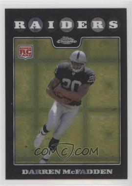 2008 Topps Chrome - [Base] - X-Fractor #TC181 - Darren McFadden