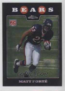 2008 Topps Chrome - [Base] - X-Fractor #TC191 - Matt Forte