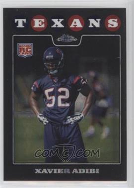 2008 Topps Chrome - [Base] - X-Fractor #TC254 - Xavier Adibi