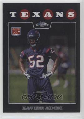 2008 Topps Chrome - [Base] - X-Fractor #TC254 - Xavier Adibi