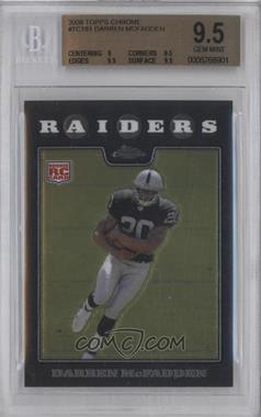 2008 Topps Chrome - [Base] #TC181 - Darren McFadden [BGS 9.5 GEM MINT]