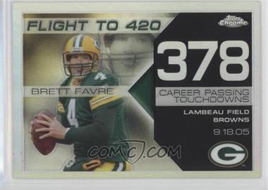 2008 Topps Chrome - Brett Favre Collection - Refractor #BFC-378 - Brett Favre /199