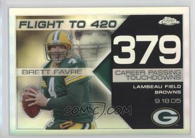 2008 Topps Chrome - Brett Favre Collection - Refractor #BFC-379 - Brett Favre /199