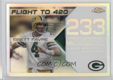 2008 Topps Chrome - Brett Favre Collection - White Refractor #BFC-233 - Brett Favre /100