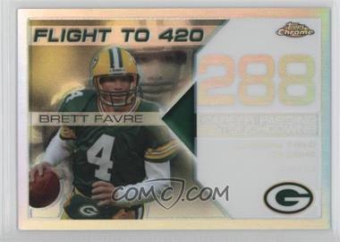 2008 Topps Chrome - Brett Favre Collection - White Refractor #BFC-288 - Brett Favre /100