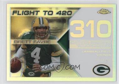 2008 Topps Chrome - Brett Favre Collection - White Refractor #BFC-310 - Brett Favre /100