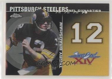 2008 Topps Chrome - NFL Dynasties Tribute - Refractor #DYNC-TBR2 - Terry Bradshaw /199