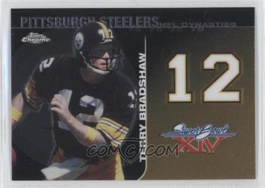 2008 Topps Chrome - NFL Dynasties Tribute #DYNC-TBR2 - Terry Bradshaw