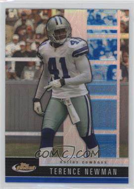 2008 Topps Finest - [Base] - Blue Refractor/X-Fractor #93 - Terence Newman