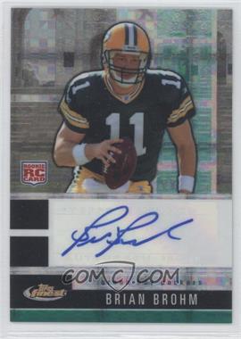 2008 Topps Finest - [Base] - Green X-Fractor Rookie Autographs #104 - Brian Brohm /20