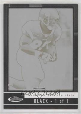 2008 Topps Finest - [Base] - Printing Plate Black #47 - Chester Taylor /1