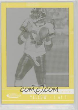 2008 Topps Finest - [Base] - Printing Plate Yellow #16 - Jason Campbell /1