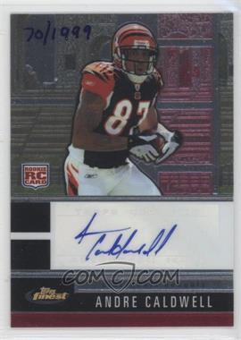 2008 Topps Finest - [Base] - Rookie Autographs Hand Serial Numbered #133 - Andre Caldwell /1999