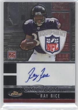 2008 Topps Finest - [Base] - Rookie Autographs NFL Shield Patch #121 - Ray Rice /15