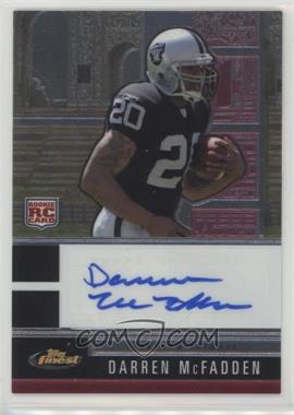 2008 Topps Finest - [Base] - Rookie Autographs #118 - Darren McFadden