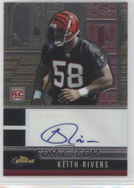 2008 Topps Finest - [Base] - Rookie Autographs #148 - Keith Rivers