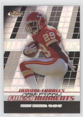 2008 Topps Finest - Finest Moments - Black Refractor #FM-JC - Jamaal Charles /99