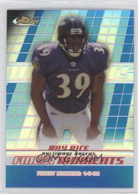 2008 Topps Finest - Finest Moments - Blue Refractor #FM-RR - Ray Rice /299