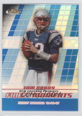 2008 Topps Finest - Finest Moments - Blue Refractor #FM-TB - Tom Brady /299