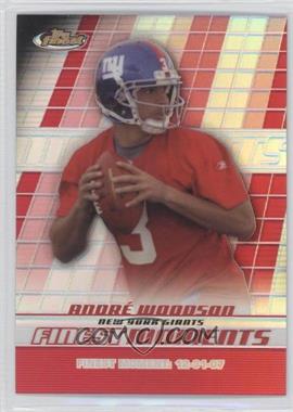 2008 Topps Finest - Finest Moments - Refractor #FM-AW - Andre Woodson
