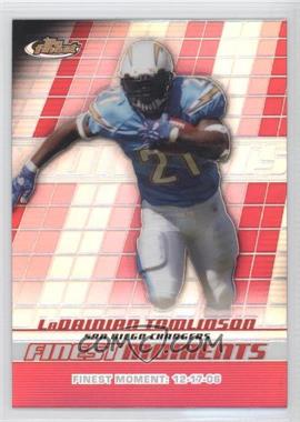 2008 Topps Finest - Finest Moments - Refractor #FM-LT - LaDainian Tomlinson