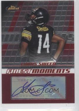 2008 Topps Finest - Finest Moments Autographs #FMA-LS - Limas Sweed