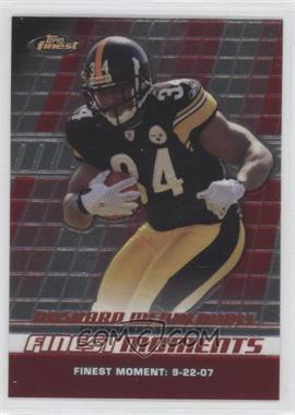 2008 Topps Finest - Finest Moments #FM-RME - Rashard Mendenhall