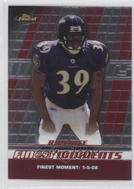2008 Topps Finest - Finest Moments #FM-RR - Ray Rice