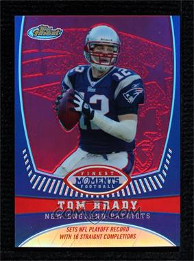 2008 Topps Finest - Tom Brady Finest Moments - Refractor #TB8 - Tom Brady /149