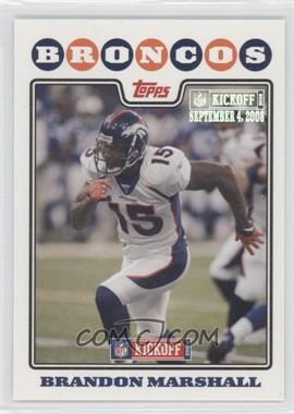 2008 Topps Kickoff - [Base] - Kickoff Edition #29 - Brandon Marshall /1349