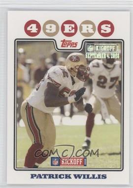 2008 Topps Kickoff - [Base] - Kickoff Edition #93 - Patrick Willis /1349