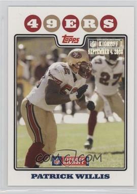 2008 Topps Kickoff - [Base] - Kickoff Edition #93 - Patrick Willis /1349