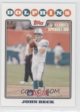 2008 Topps Kickoff - [Base] - Kickoff Edition #98 - John Beck /1349