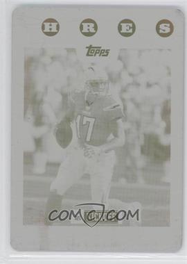 2008 Topps Kickoff - [Base] - Printing Plate Yellow #73 - Philip Rivers /1