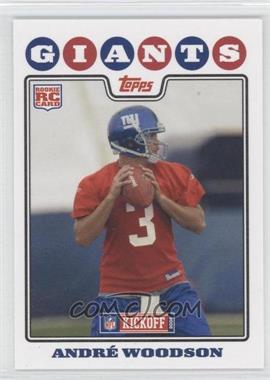 2008 Topps Kickoff - [Base] #168 - Andre' Woodson