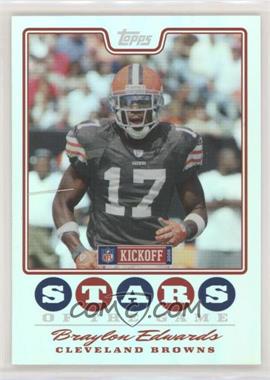 2008 Topps Kickoff - Stars of the Game #SG-BE - Braylon Edwards