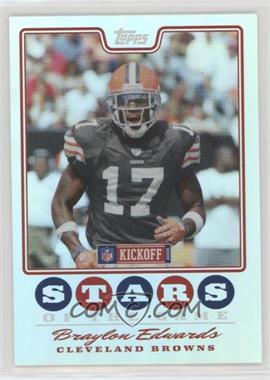 2008 Topps Kickoff - Stars of the Game #SG-BE - Braylon Edwards