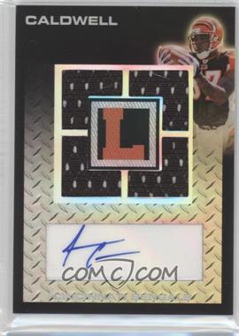 2008 Topps Letterman - Autographed Quad Relics - Refractor #AQR-AC - Andre Caldwell /15