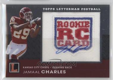 2008 Topps Letterman - Autographed Rookie Logo Patch #RAP-JC - Jamaal Charles /79