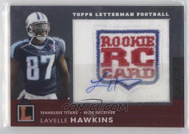 2008 Topps Letterman - Autographed Rookie Logo Patch #RAP-LH - Lavelle Hawkins /79