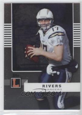 2008 Topps Letterman - [Base] #12 - Philip Rivers /949